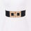 Thumbnail: Pearl Metal Buckle Elastic Belt