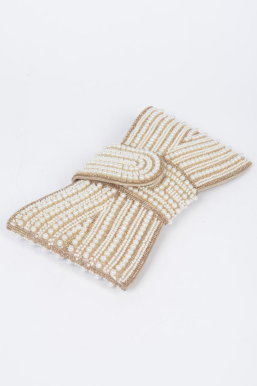 Thumbnail: Rhinestone And Pearl Party Clutch