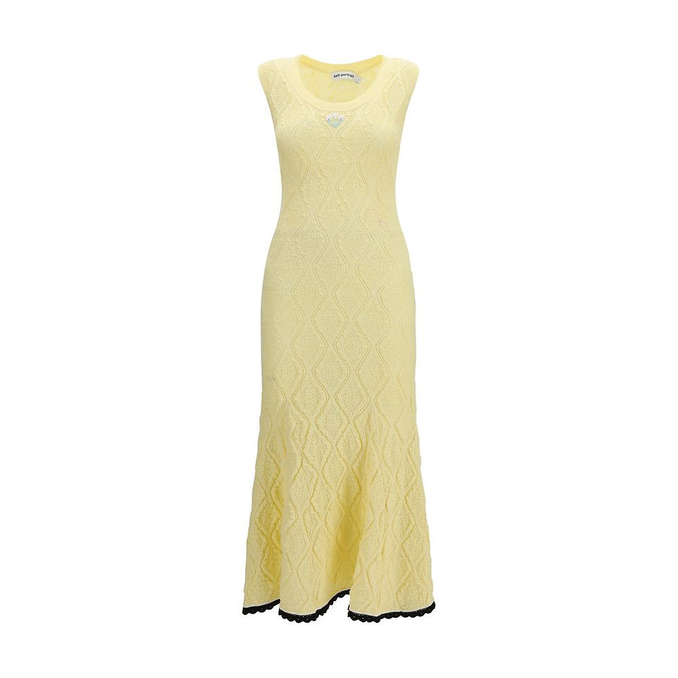 Thumbnail: Self-Portrait Bicolor Cotton Casual Dress