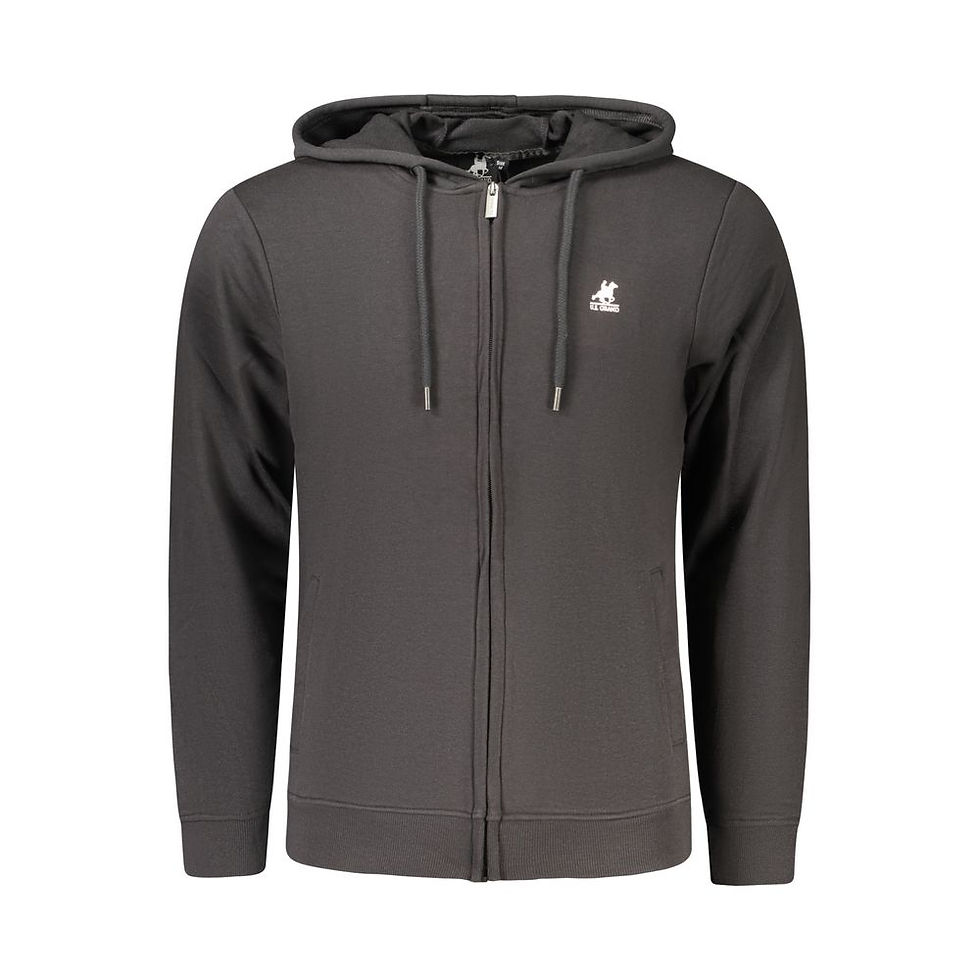 Thumbnail: U.S. Grand Black Cotton Men's Hoodie