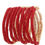 Thumbnail: Two Tone Metal Stretch Bracelet Set