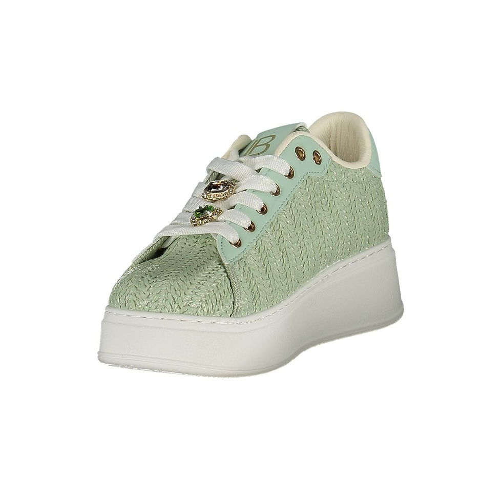 Thumbnail: Laura Biagiotti Verde Poliuretano Women Sneaker