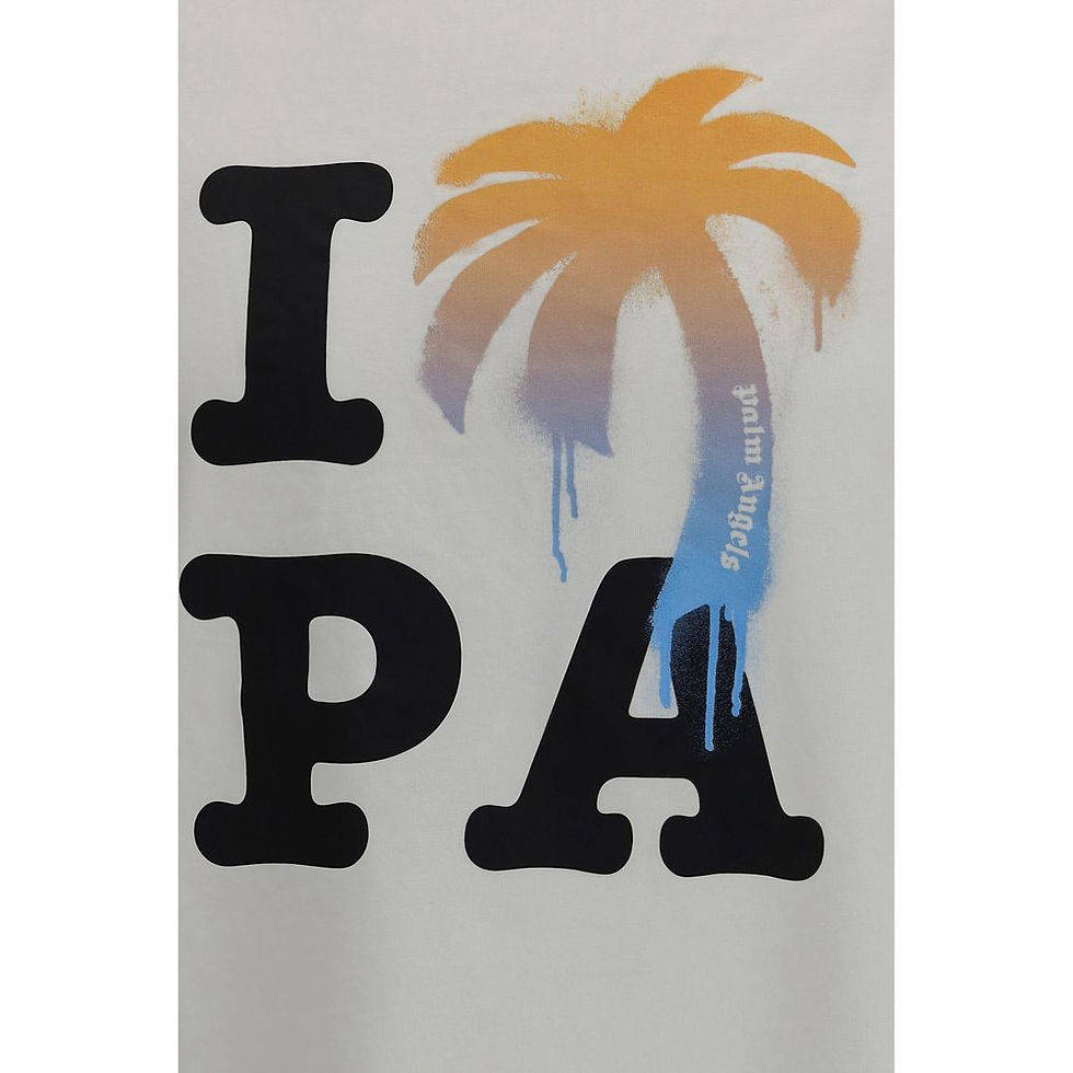 Thumbnail: Palm Angels White Cotton T-Shirt