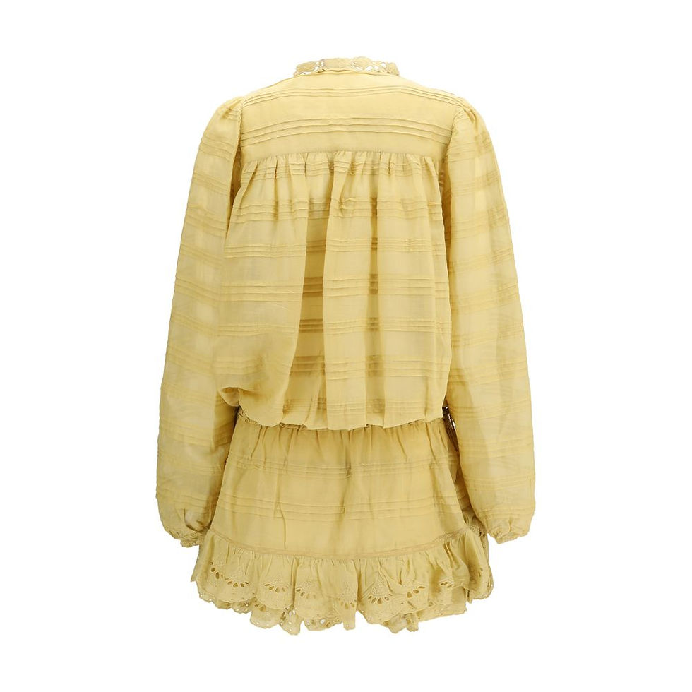 Thumbnail: Marant Etoile Bicolor Cotton Casual Dress