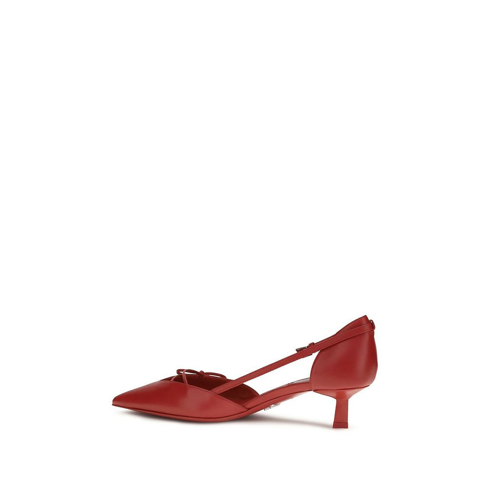 Thumbnail: Prada Multicolor Goatskin High Heel Pumps