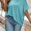 Thumbnail: Plus One Shoulder Solid Casual Loose Fit Shirt
