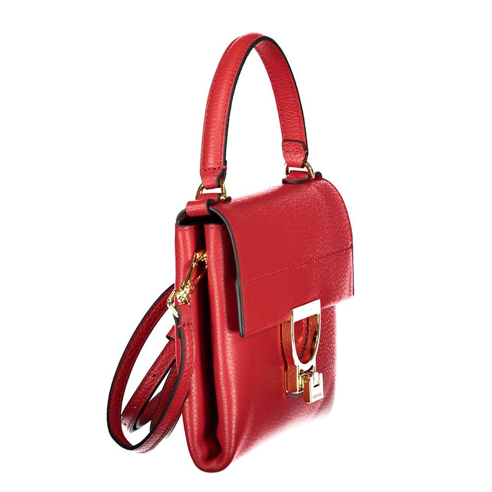 Thumbnail: Coccinelle Rosso Leather Women Handbag