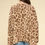 Thumbnail: Animal Printed Rayon Span Poncho