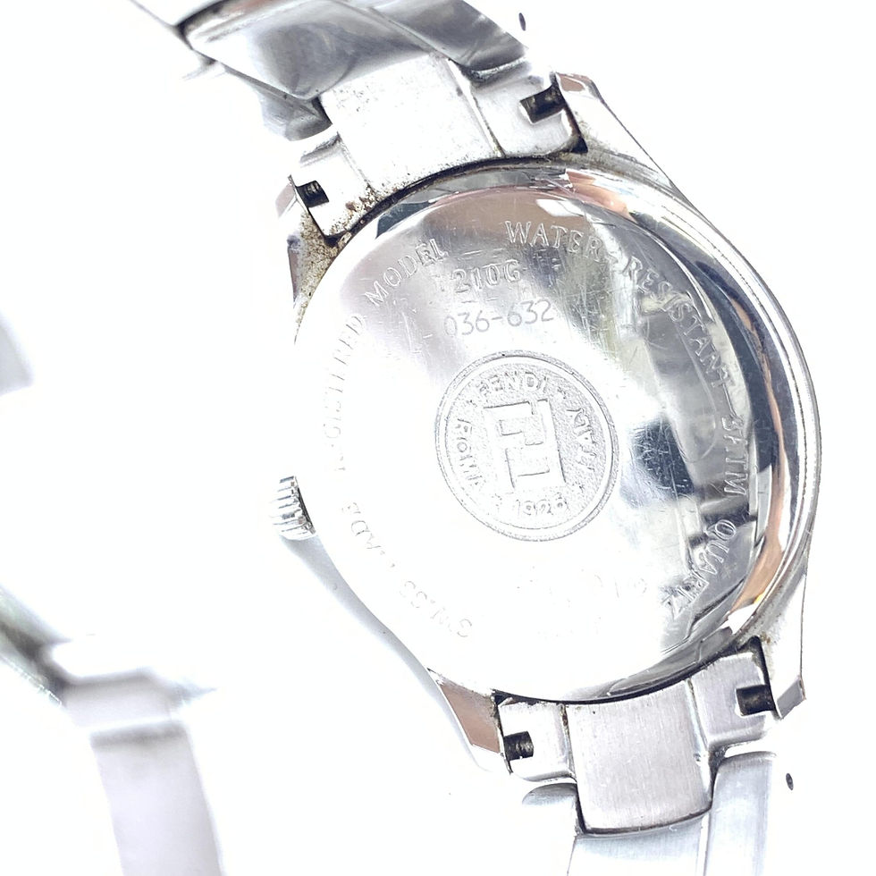 Thumbnail: Fendi Pink Champagne Dial Quartz Watch, Stainless Steel