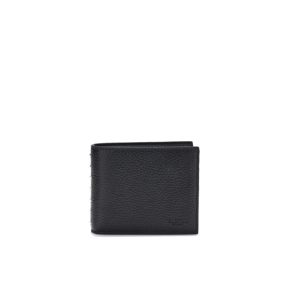 Valentino Garavani Black Leather Wallet