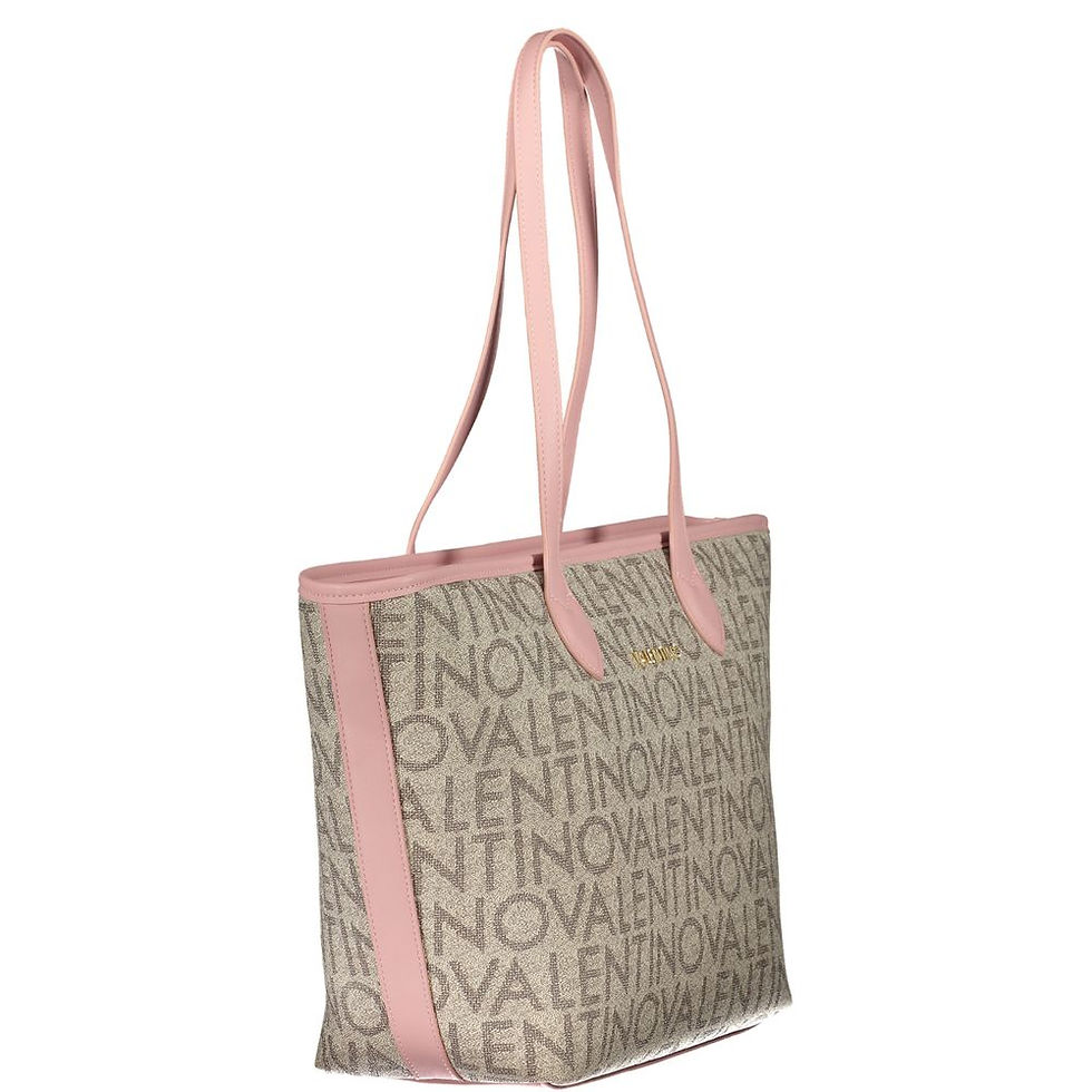 Thumbnail: Mario Valentino Beige Polyurethane Women's Shoulder Bag