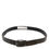 Thumbnail: Dolce & Gabbana Brown Glossy Leather Classic Metal Buckle Belt