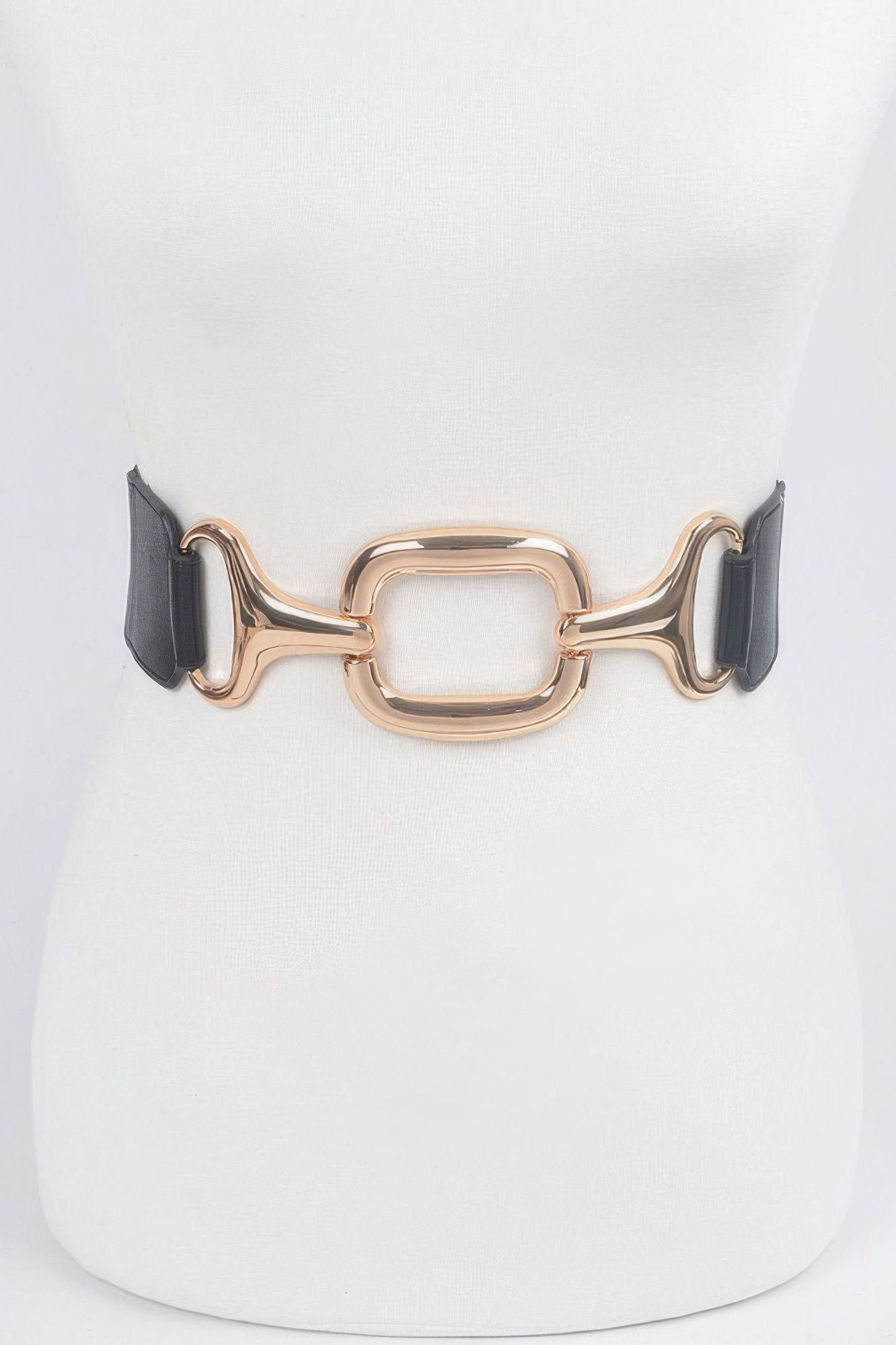 Multi Metal Buckle Stretch Plus Size Belt