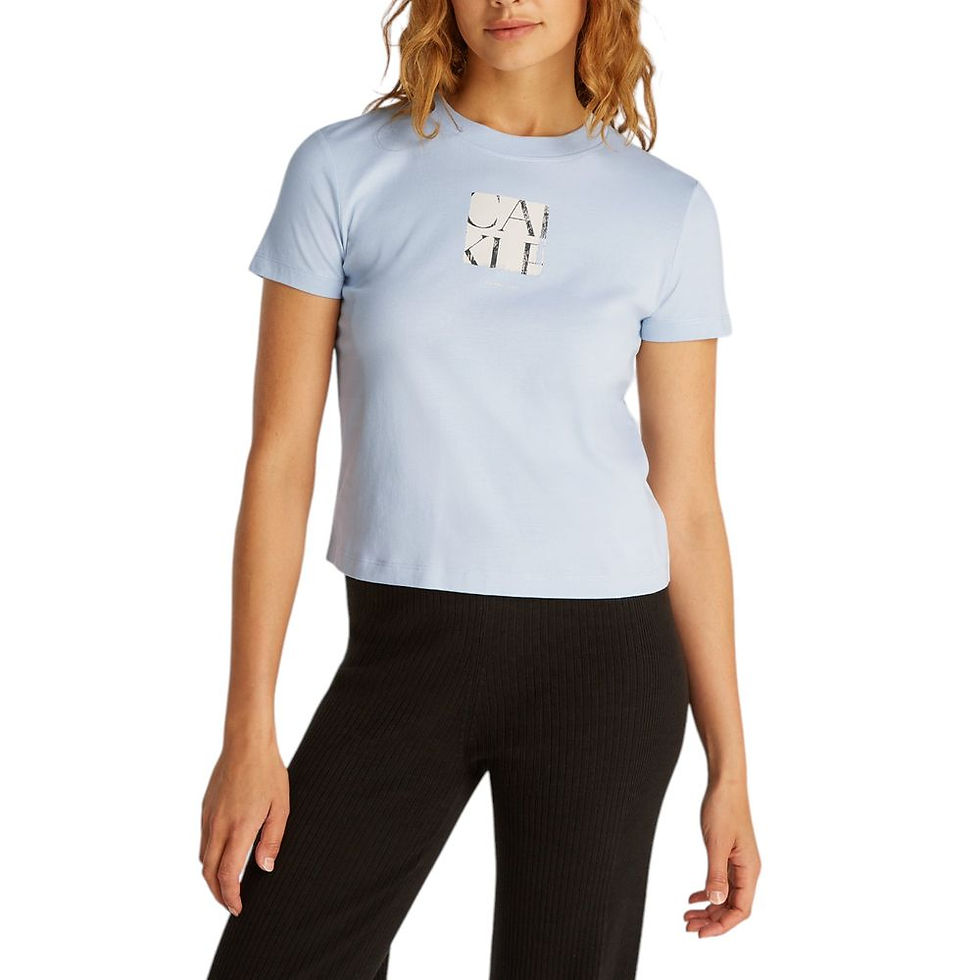Thumbnail: Calvin Klein Jeans Blue Recycled Cotton T-Shirt