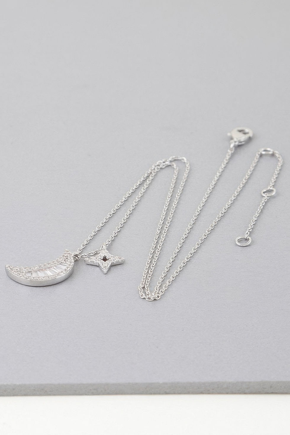 Thumbnail: Jeweled Sun N Moon Necklace