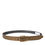 Thumbnail: Dolce & Gabbana Metallic Gold Calf Leather Metal Buckle Belt