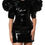 Thumbnail: Dolce & Gabbana Black Bodycon Sheath Puff Sleeve Mini Dress