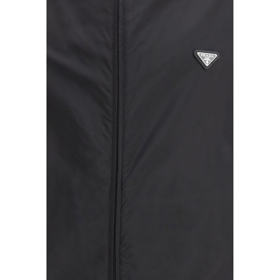 Thumbnail: Prada Black Recycled Polyamide Shell Jacket