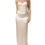 Thumbnail: Dolce & Gabbana White Satin Strapless Sheath Maxi Dress