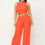 Thumbnail: Crop Top And Wide Pants Set