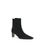 Thumbnail: Khaite Black Calf Leather Bos Taurus Ankle Boots