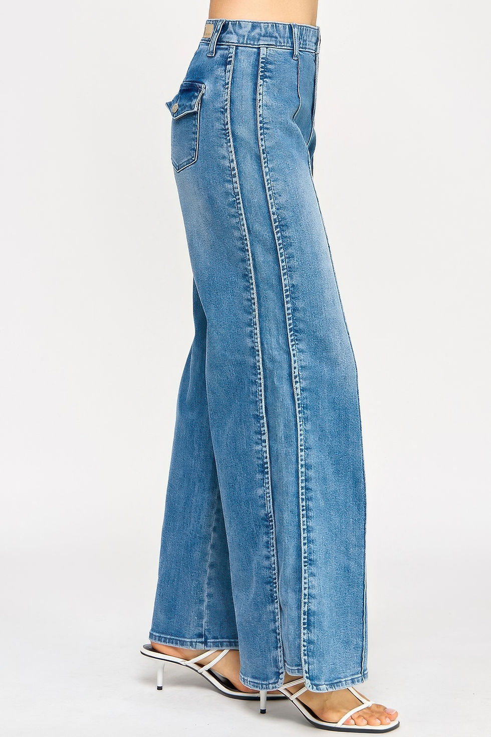 Thumbnail: High Rise Wide Leg With Tummy Control