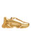 Thumbnail: Dolce & Gabbana Gold Leather Daymaster Chunky Sneakers Shoes