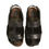 Thumbnail: Dolce & Gabbana Green Gazelle Hair Leather Flats Sandals Shoes