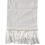 Thumbnail: Dolce & Gabbana White Silk Fringes Neck Wrap Foulard Scarf
