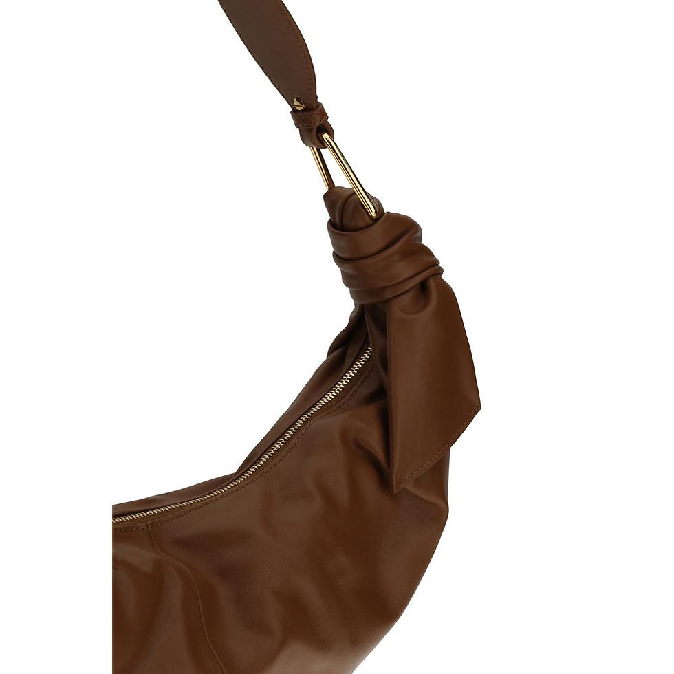 Thumbnail: Coccinelle Brown Calf Leather Bos Taurus Shoulder Bag