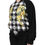Thumbnail: Dolce & Gabbana Black White Check Floral Button Down Jacket