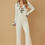 Thumbnail: Ruffle Pattern Long Sleeve Jumpsuit