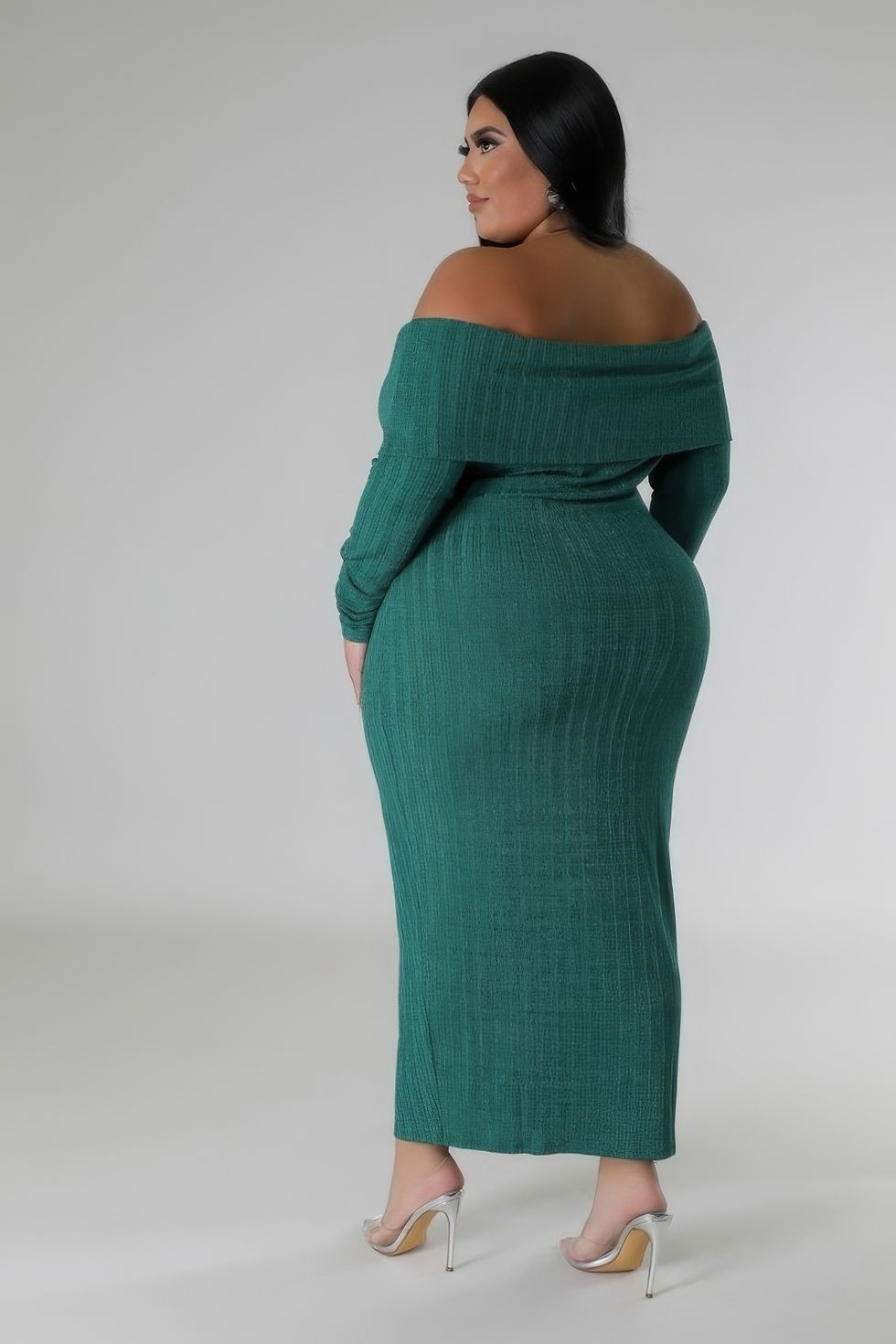 Thumbnail: Off Shoulders Stretch Dress