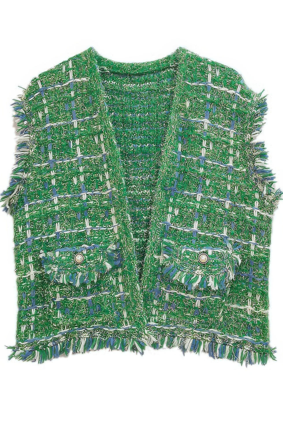 Thumbnail: Plaid Tweed Vest