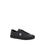 Thumbnail: Fendi Black Calf Leather Bos Taurus Athletic Sneakers