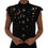 Thumbnail: Dolce & Gabbana Black Embellished Floral Military Jacket Vest