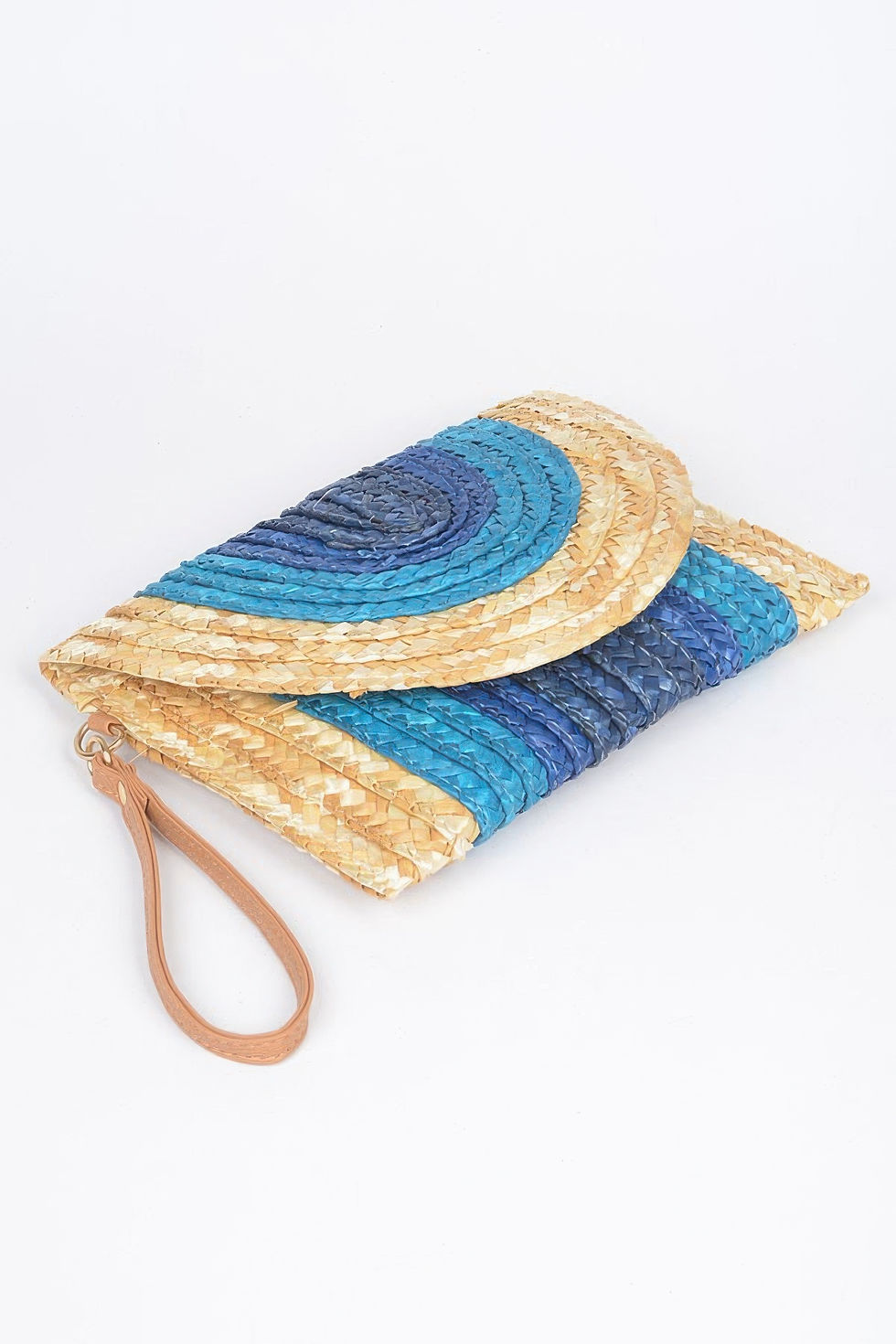 Thumbnail: Straw Coloful Envelope Clutch