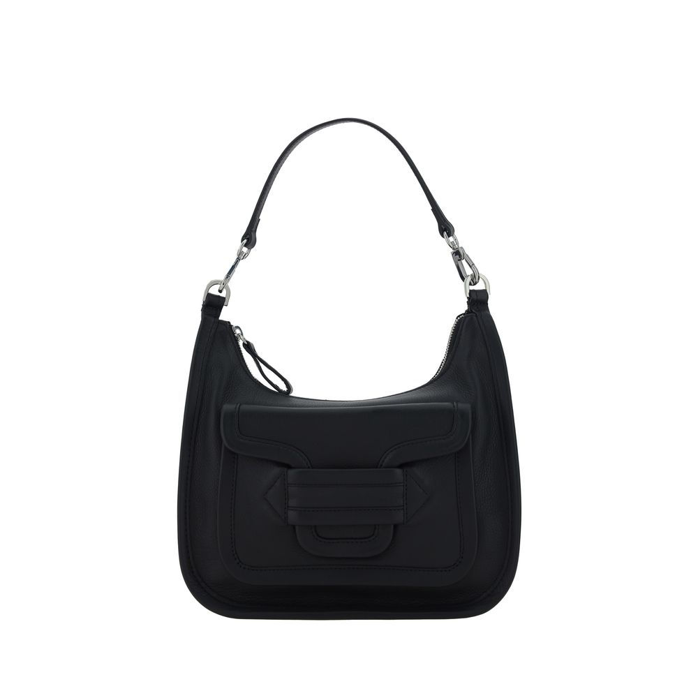 Pierre Hardy Black Calf Leather Bos Taurus Shoulder Bag
