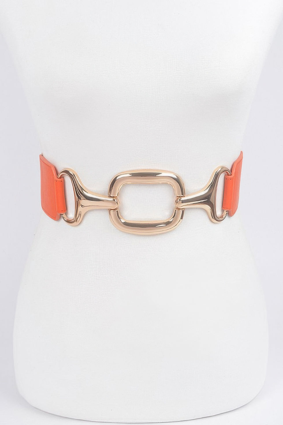 Thumbnail: Metal Buckle Stretch Waist Belt