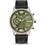Thumbnail: Police Black Leather Bracelet Watch