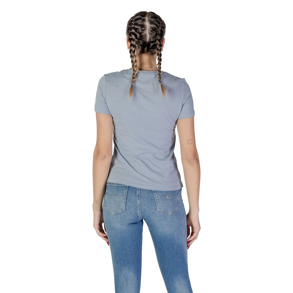 Thumbnail: Guess Blue Cotton T-Shirt