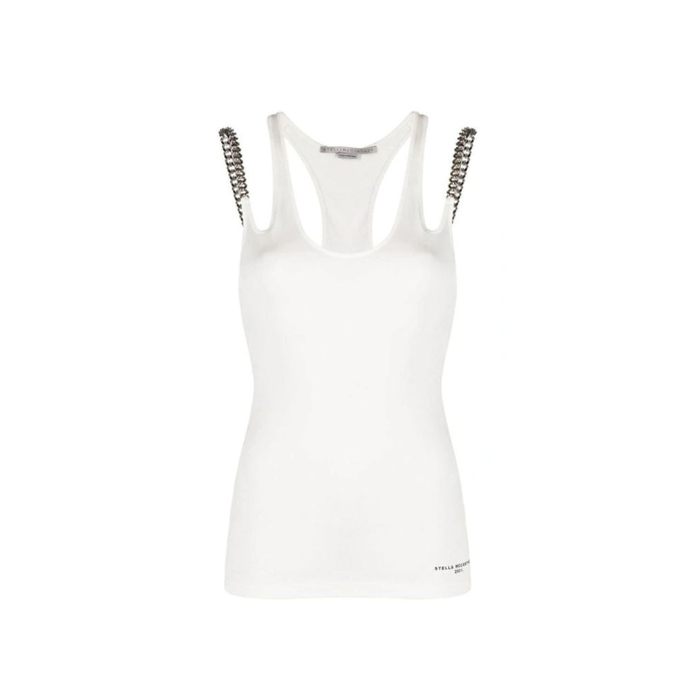 Stella McCartney White Cotton Tank Tops