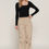 Thumbnail: Long slv sweetheart neck seam detail knit top