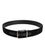 Thumbnail: Dolce & Gabbana Black Cotton Silver Metal Buckle Belt