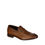 Thumbnail: Salvatore Ferragamo Brown Leather Slip-On Loafers