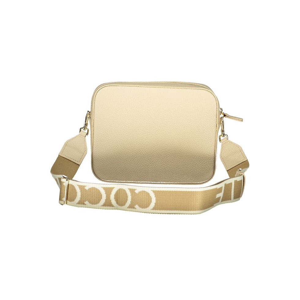 Thumbnail: Coccinelle Beige Leather Women Handbag