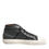 Thumbnail: Dolce & Gabbana Black White Canvas Logo Mid Top Sneakers Shoes