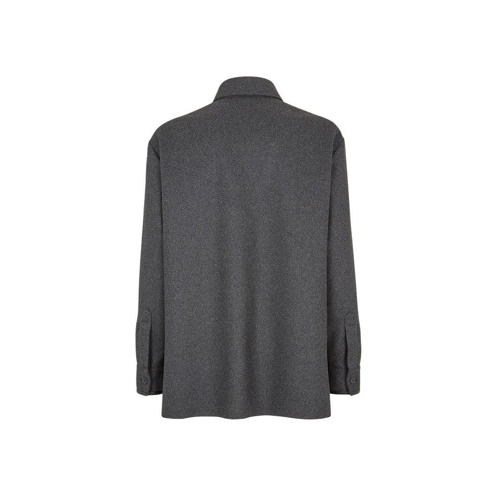 Thumbnail: Fendi Gray Cashmere Coat