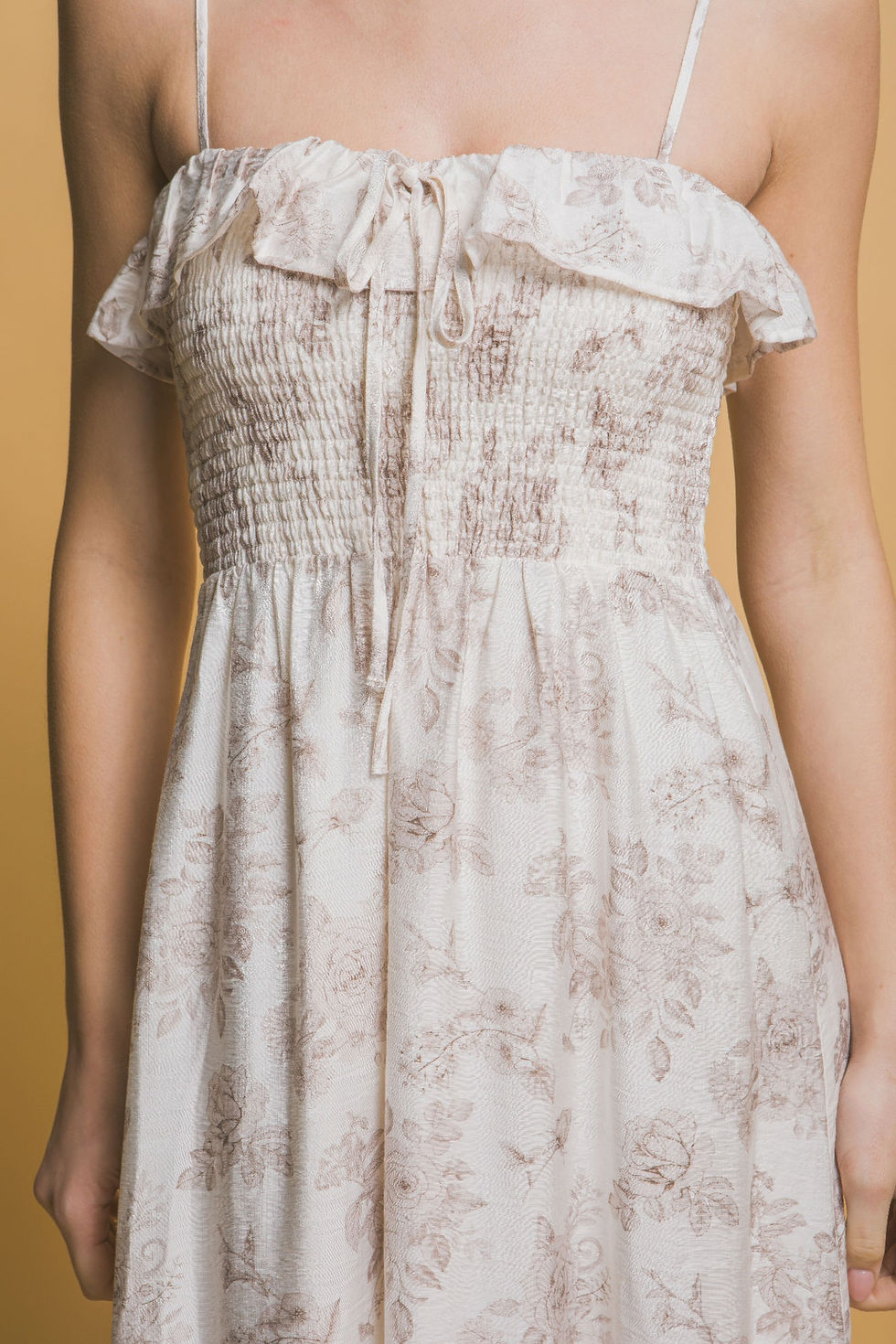 Thumbnail: Smocked Floral Maxi Dress
