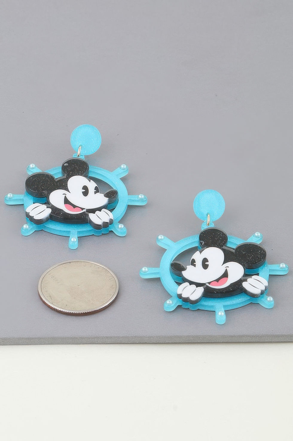 Thumbnail: Classic Anchor Mickey Mouse Earrings